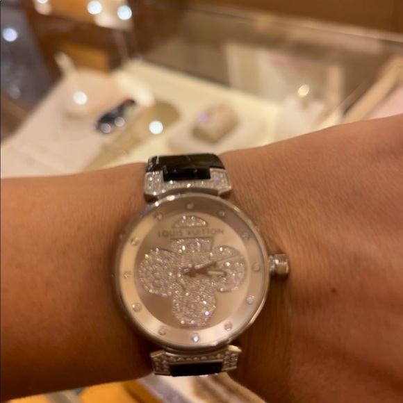 LOUIS VUITTON TAMBOUR DIAMONDS💎💎💎 WATCH - Picture 3 of 13